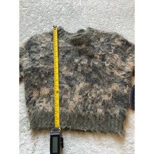Scoop Women’s Sweater M 8-10 NWT Green Tactical Texture Fuzzy Knit boots Gear